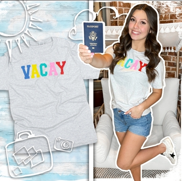 Boutique Tops - NEW Vacay Multicolor Tee